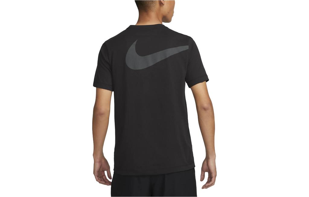 Nike T Shirts Men's Black Crew Neck Moderate Straight Fit FJ5271-010