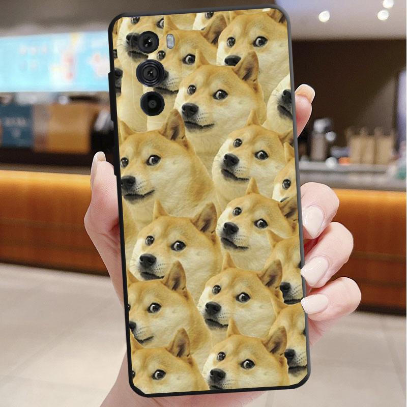 Phone Case For Motorola Edge 50 40 Pro 60 50 40 30 Ultra Neo Fusion Moto G85 G72 G53 G54 G84 G13 G32 Shiba Inu