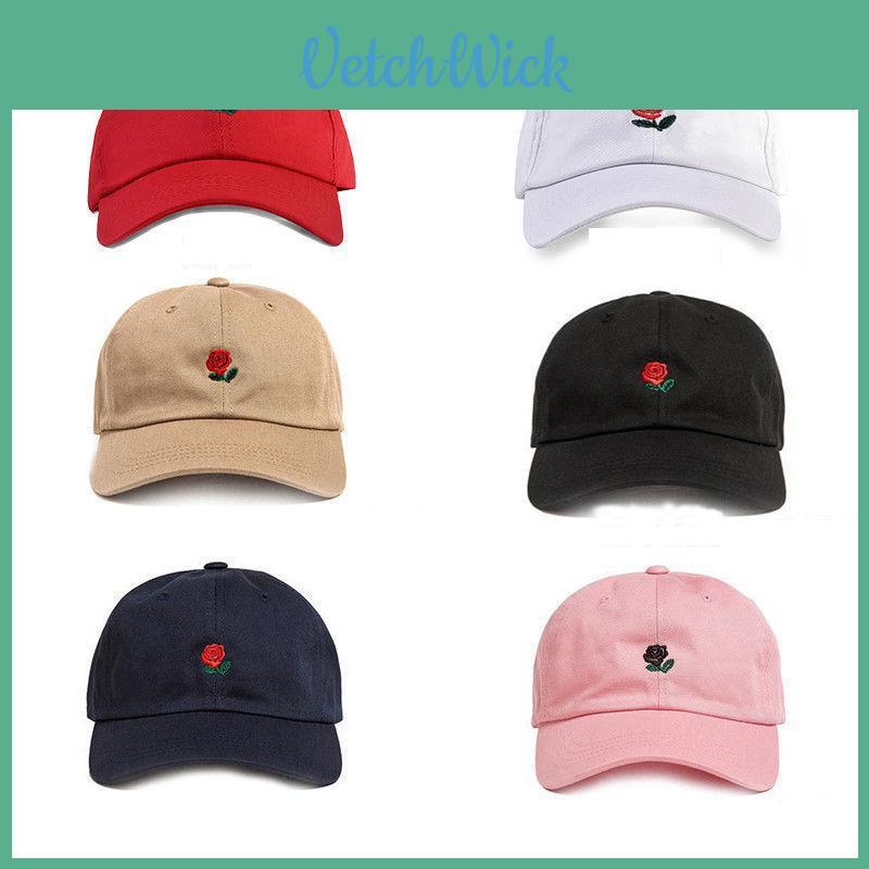 Cadeau Idéal Nouveau The Hundreds Casquette Papa Fleur Rose Brodé Snapback Casquette de Baseball