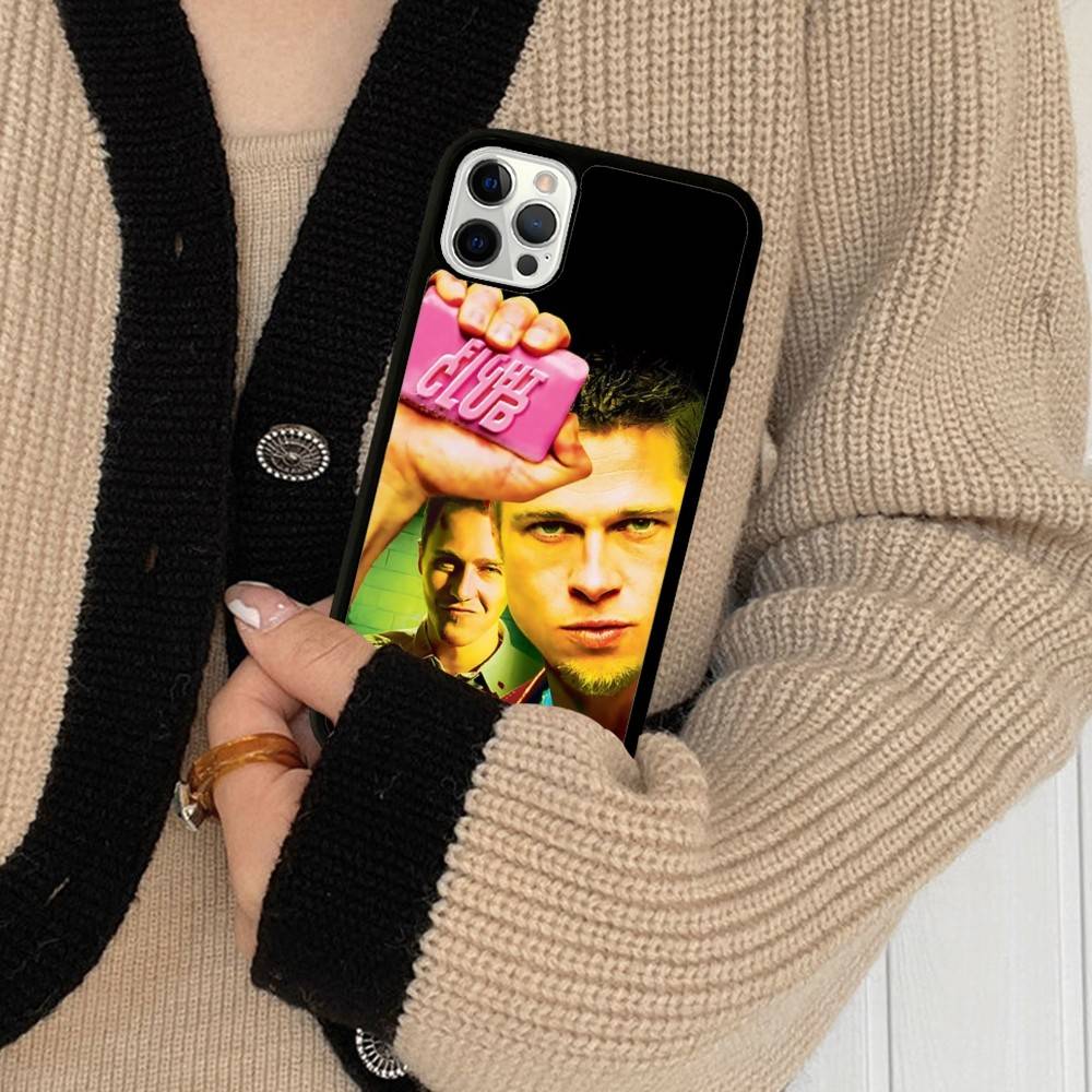 M-Movie F-Fight Club Phone Case For Iphone 16 15 14 13 12 11 Pro Max Plus Shockproof TPU+PC Hard Case