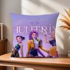 K-POP D-Demon H-Hunters Pillow Case Soft Fabric Pillowcase Double-Sided Print Cushion Cover Throw Pillowcase For Sofa Home Decor
