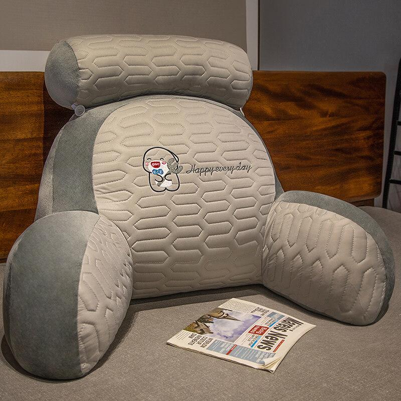 Pregnant Women's Bedside Cushions Waist Pillows Large Backrest Sofa Pillows Dormitory Reading Pillow Lumbar Support Pad Detachable Washable Jacket