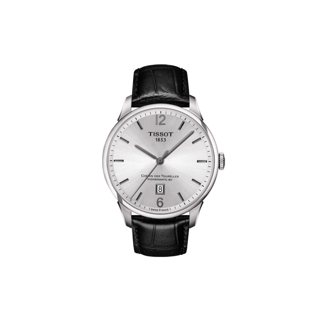 

TISSOT Tourelles Collection Automatic Mechanical Movement 50 meter Water Resistance Men s Watches Watch 42mm T099.407.16.037.00 Silver Dial Belt