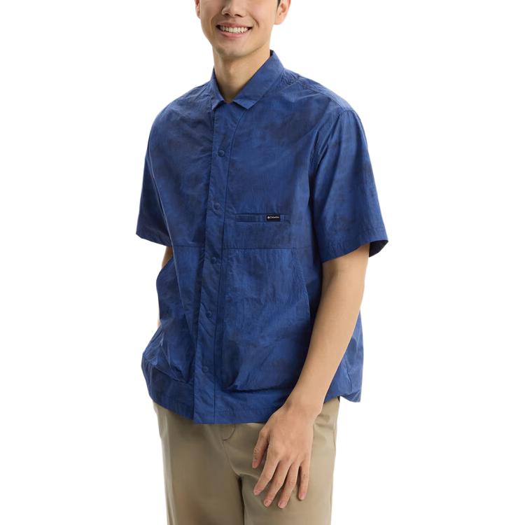 Columbia HIKE365 Shirt Men's Blue YM7595-466