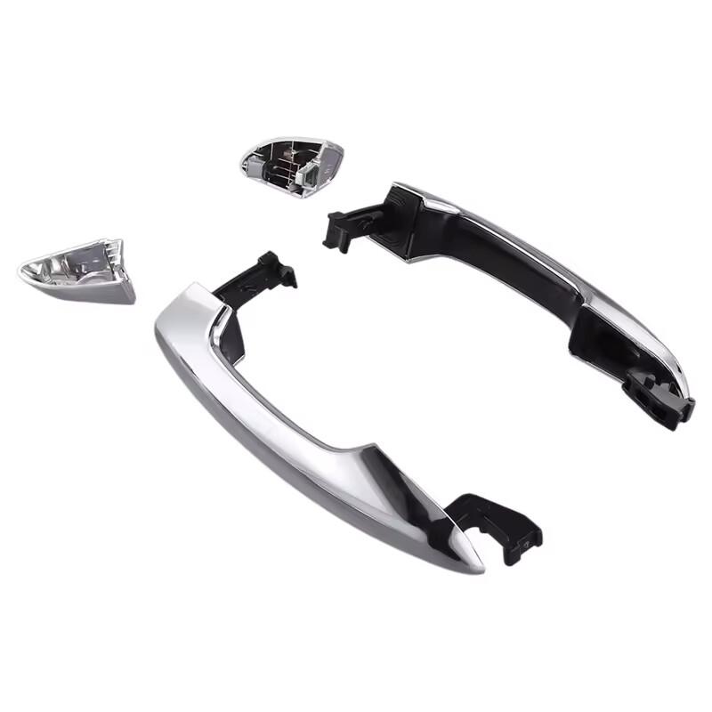 Set of 4 Exterior Door Handle Front Rear LH RH For Hyundai Sonata 2015-2019