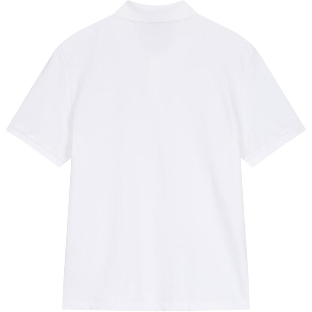 Calvin Klein Minimalist Commuter Versatile Comfortable Slim Fit Basic Solid Color Logo Embroidered Short Sleeve Polo Shirt Men Tops 40EM269-YAF