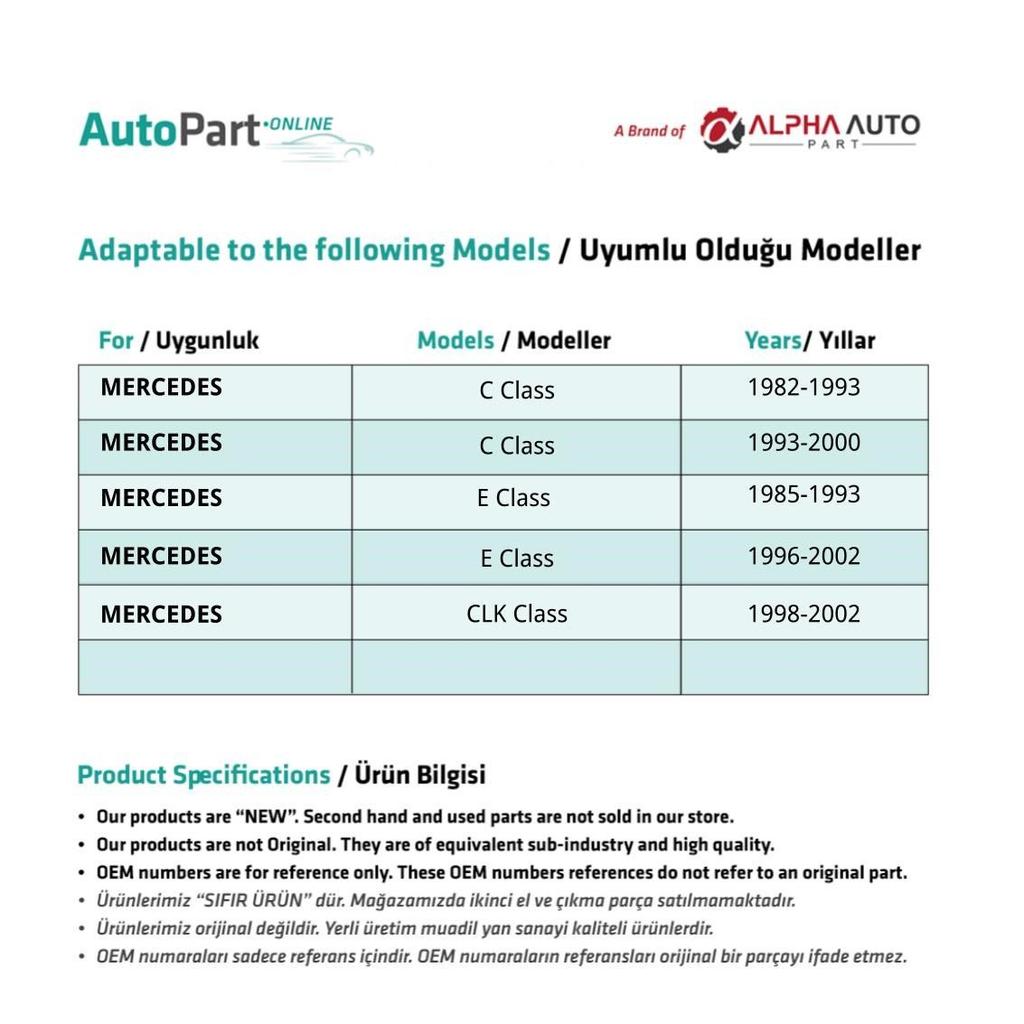 Sitzhöhenverstellhebel für Mercedes C-Klasse W201. W202. CLK-Klasse W208 - 2 Stück