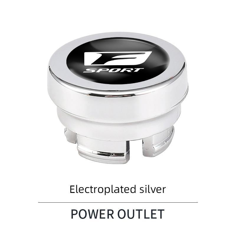 Tapa de Encendedor de Cigarrillos de Coche Tapa Antipolvo Accesorios Decorativos Para Lexus F-SPORT ES RX NX LS UX LM LX GX LC RZ IS CT GS RC HS SC TX