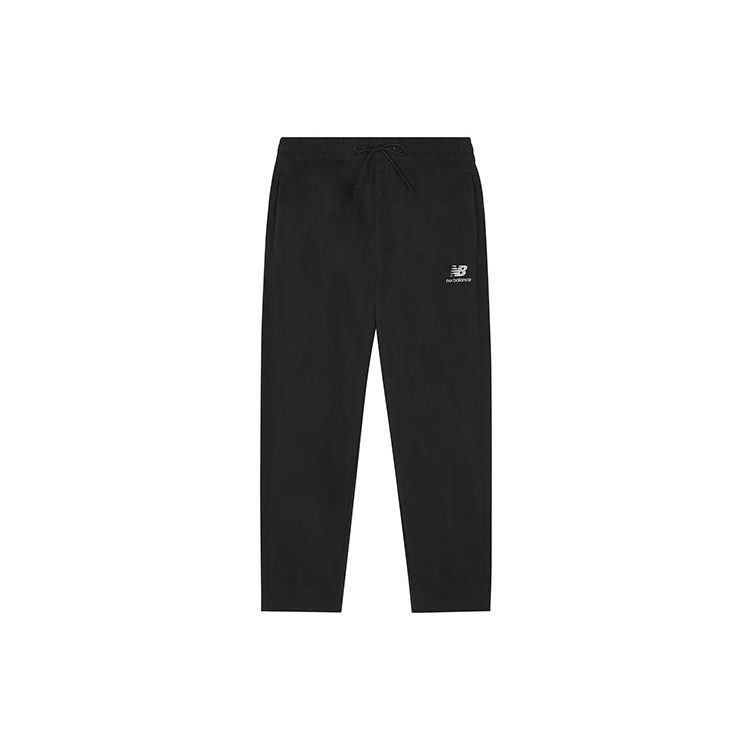 

Мужские джоггеры на шнуровке с однотонным логотипом New Balance, черные AMP23310-BK