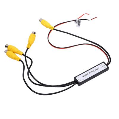 Video Intelligent Switcher 1 Input 3 Output Plug and Play Car Video Switcher Converter for SUVs Trucks LCD DVD Player