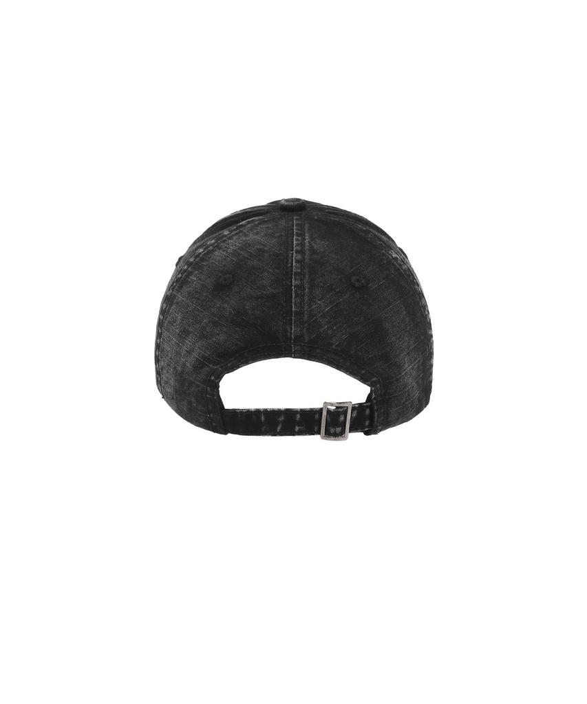 Pimadajiwin Crazy Damaged Washed Ball Cap_Black(Black)
