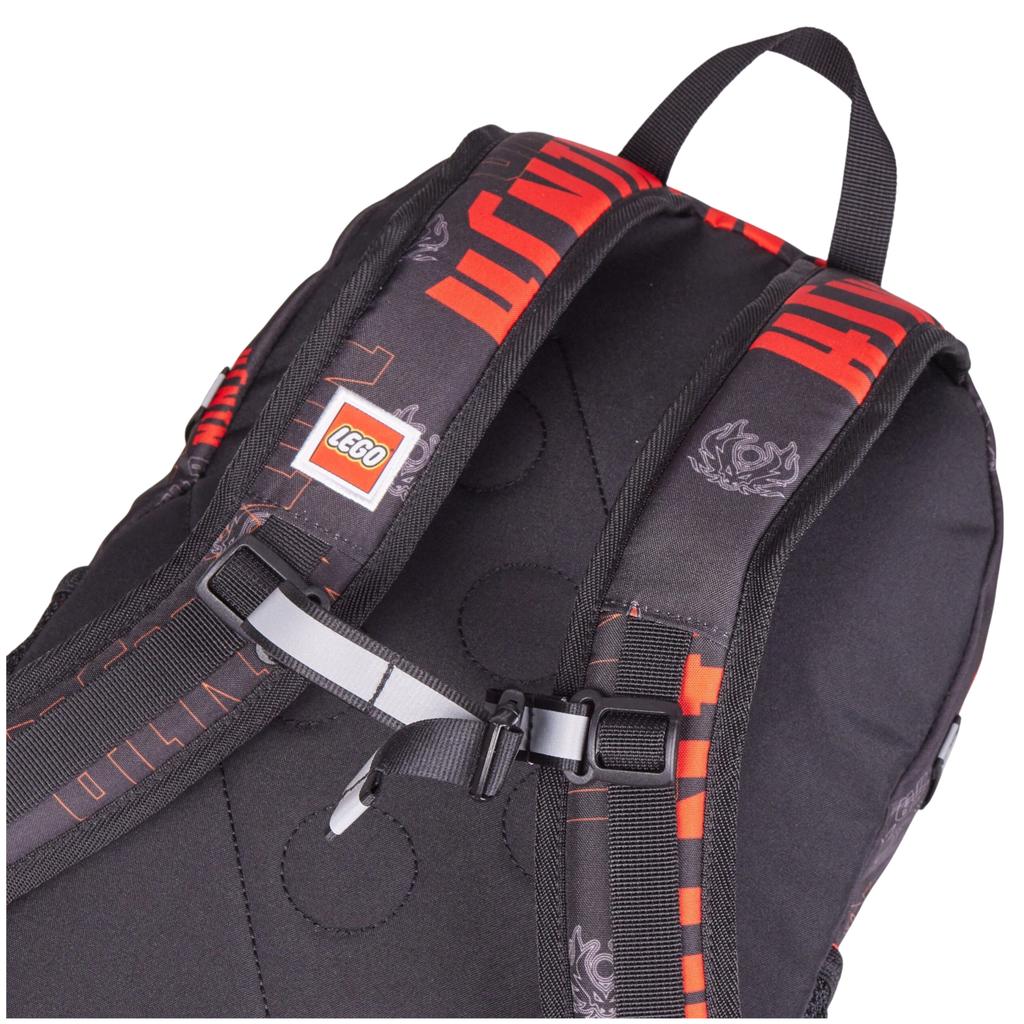 LEGO Ninjago Extended Backpack, for Boy Black Backpack