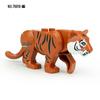 LEGO-Compatible Small Animal Models: Elephant, Camel, War Horse, Gorilla, Giraffe for Zoo Bricks