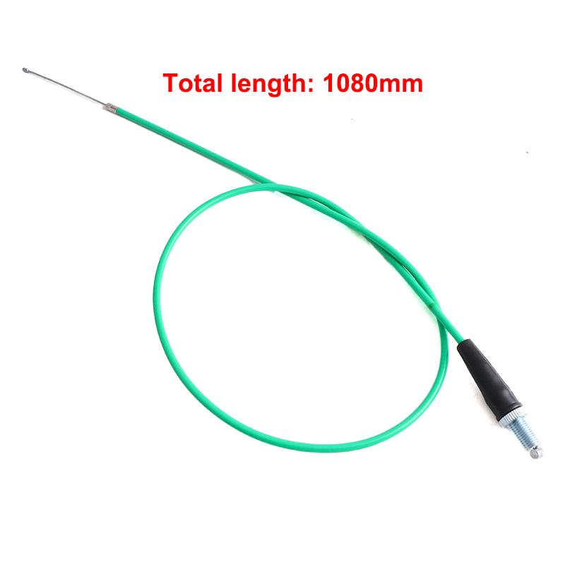 For Yamaha Kawasaki KTM Honda Suzuki Dirt Bike Universal Motorcycle Accelerator 980mm 1080mm Straight Connection Throttle Cable