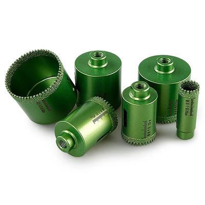 Pájené suché vrtáky 20-60mm Závit M10 Otvírák otvorů Vrtací bit Děrovka Keramická dlaždice Žula Mramor Otvírák otvorů Nástroje