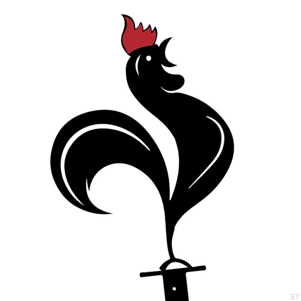Chicken Silhouette Stakes for Yard Outdoor Garden Statue Decoration, Shadow