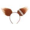 Fashion New Brown Beauty And Beast Mouse Ears Headband 5" Headwear Boys Girls Festival Party Hair Accessories Women Gift