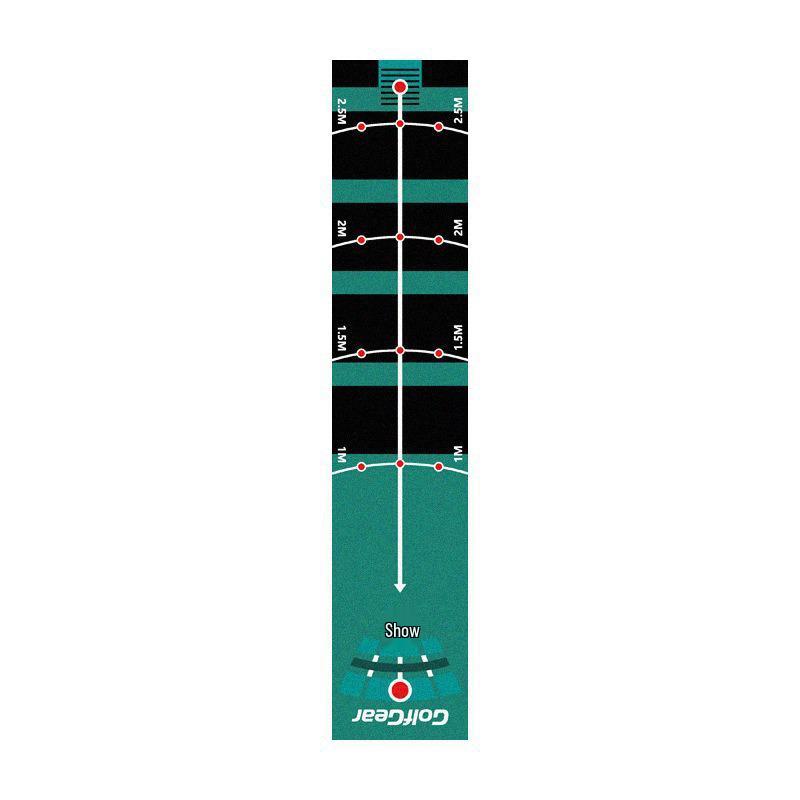 

Indoor Golf Putter Practice Mat - Easy-Care Crystal Velvet Surface 30x40cm Small, Crystal Velvet