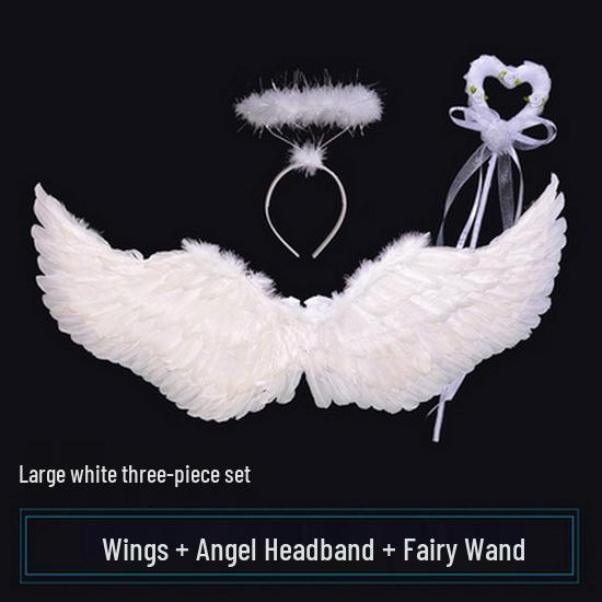 Angel Feather Wings Cosplay Props for Children & Adults - Ideal for Halloween & Parties