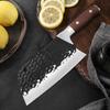 Chef Knife Cleaver Meat Kithen Knives Meat Slicing Filleting Knife Plastic Handle Butcher Knives Hand Forged Blade Chef Knife