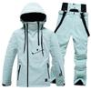 Zhanshi Unisex Windproof Waterproof Warm Ski Suit Set