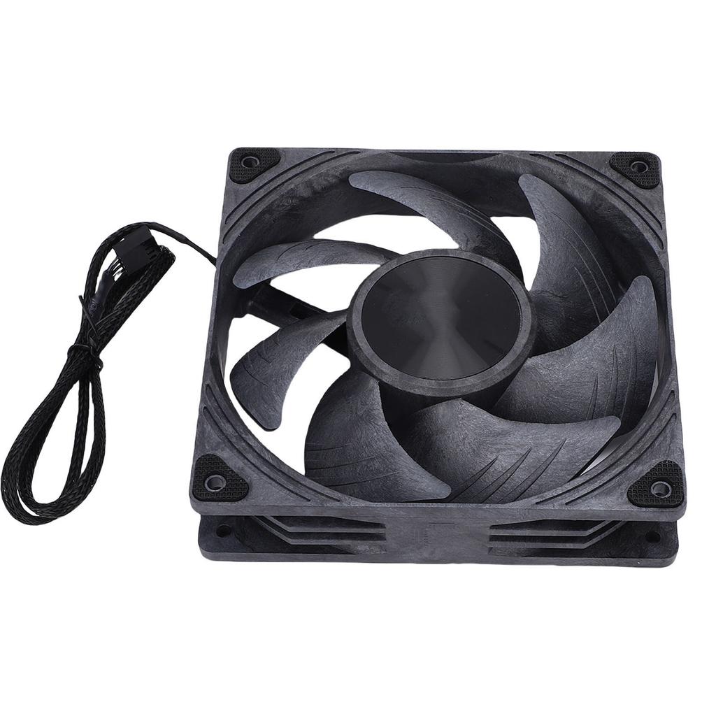 PC-Lüfter Computer 140mm Gehäuse CPU 4 Pin PWM 3000RPM Kühlung Leise Geräuscharm mit Doppellager 8 Schrauben