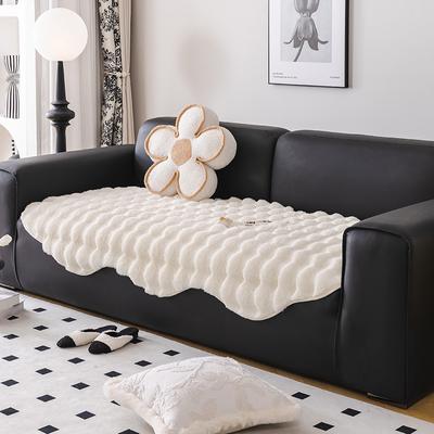 Rabbit Plush Special-Shaped Sofa Cover Towel High-Grade Modern Simple Four Seasons Universal Non-Slip Sofa Cushion