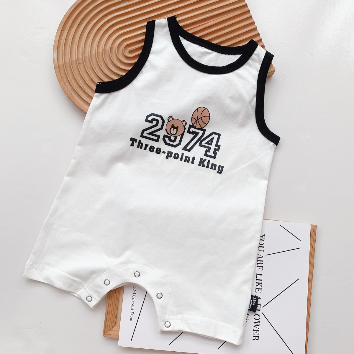 

Детский летний комбинезон 2024 - Унисекс детский жилет для новорожденных 100cm белый