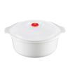 Microwave-Safe Steamer Bowl with Lid for Rice and Lunches