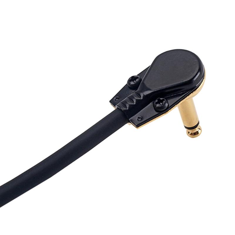 Guitar Patch Cable, 7 Inch 13 Inch Profession Guitar Effect Pedal Cable Right Angle Plug Guitar Pedalboard Connect Cable