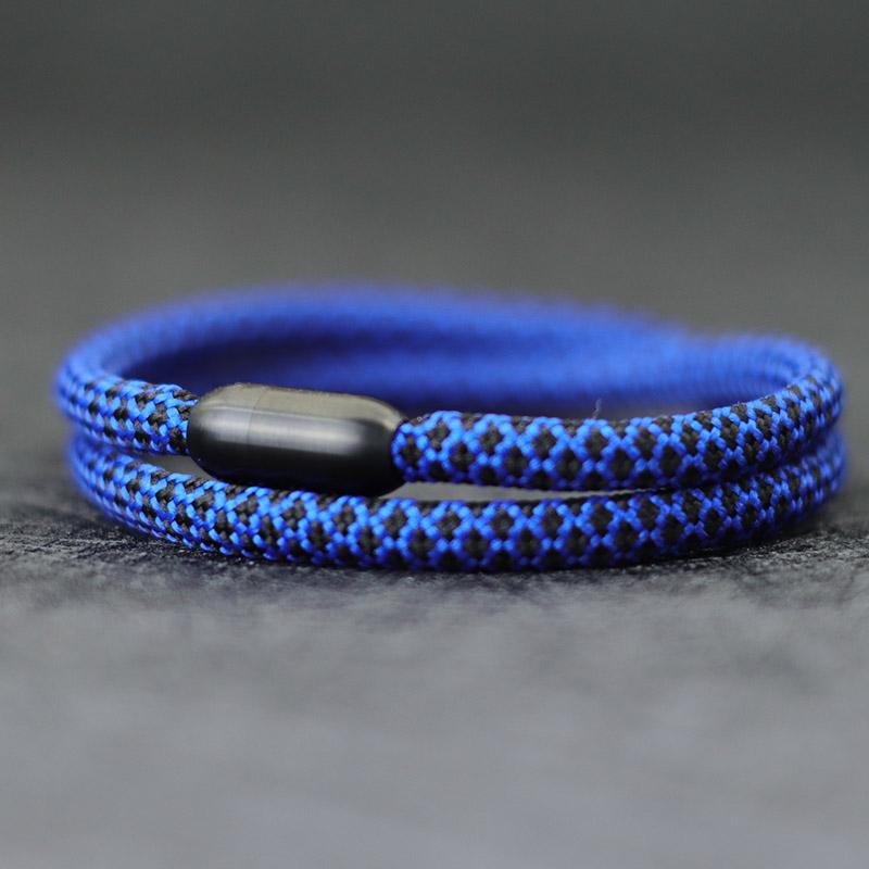 Simple Style Men Bracelet Rope Unfading Male Stainless Steel Braclet Attract Magnetic Braslet Bohemia Fabric Brazalete Pulseria