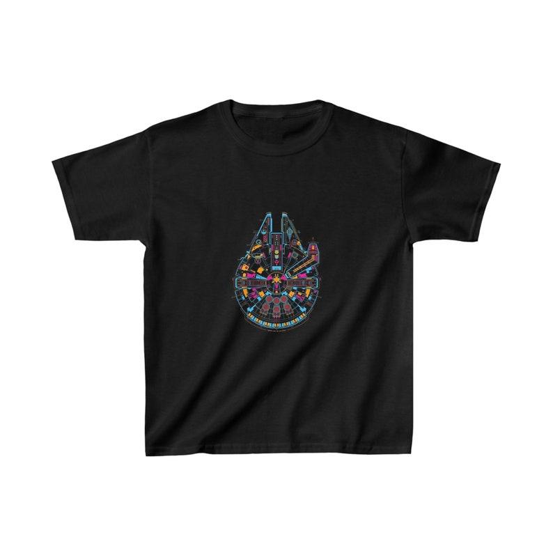 Star Wars Kids Cotton T-Shirts - Millennium Falcon 100