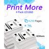(4-Pack, B+C+M+Y) Compatible Toner Cartridge Replacement for Dell C1660 C1660W C1660cnw 1660 Printer, Sold by EasyPrint