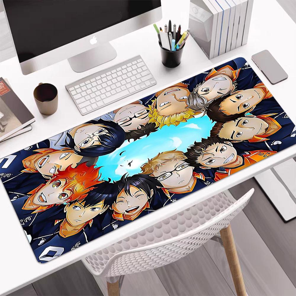 Haikyu Theme Mouse Pad, Non Slip Rubber Base, Multifunctional Office & Home Decor, Perfect for Workspace Personalization.