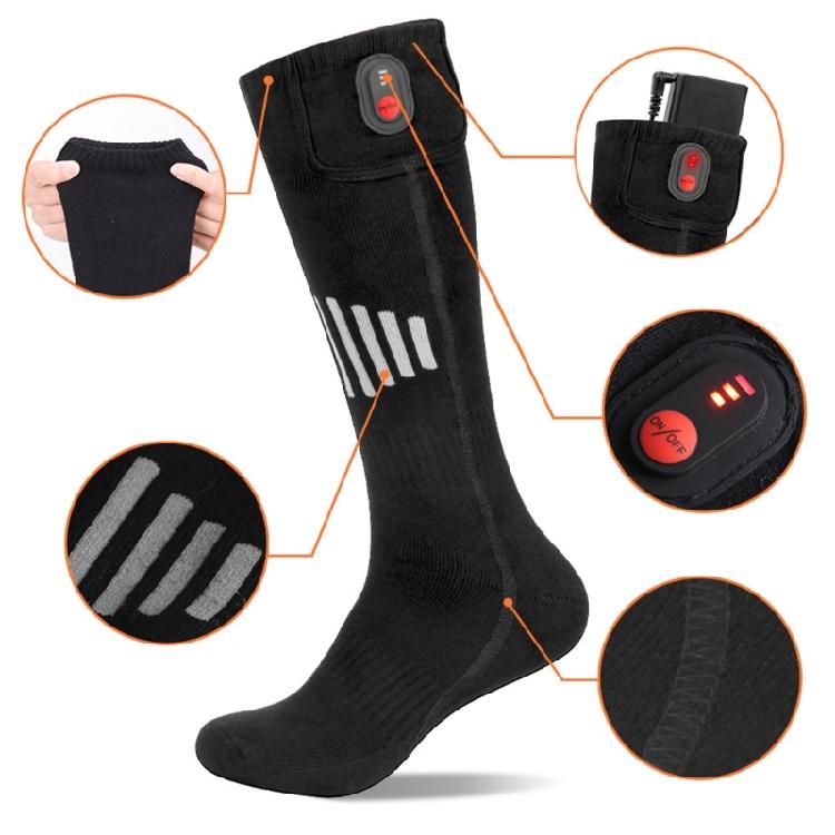 Winter Foot Warmer Heated Socks Suitable for Skiing Cycling Hunting Rechargeable