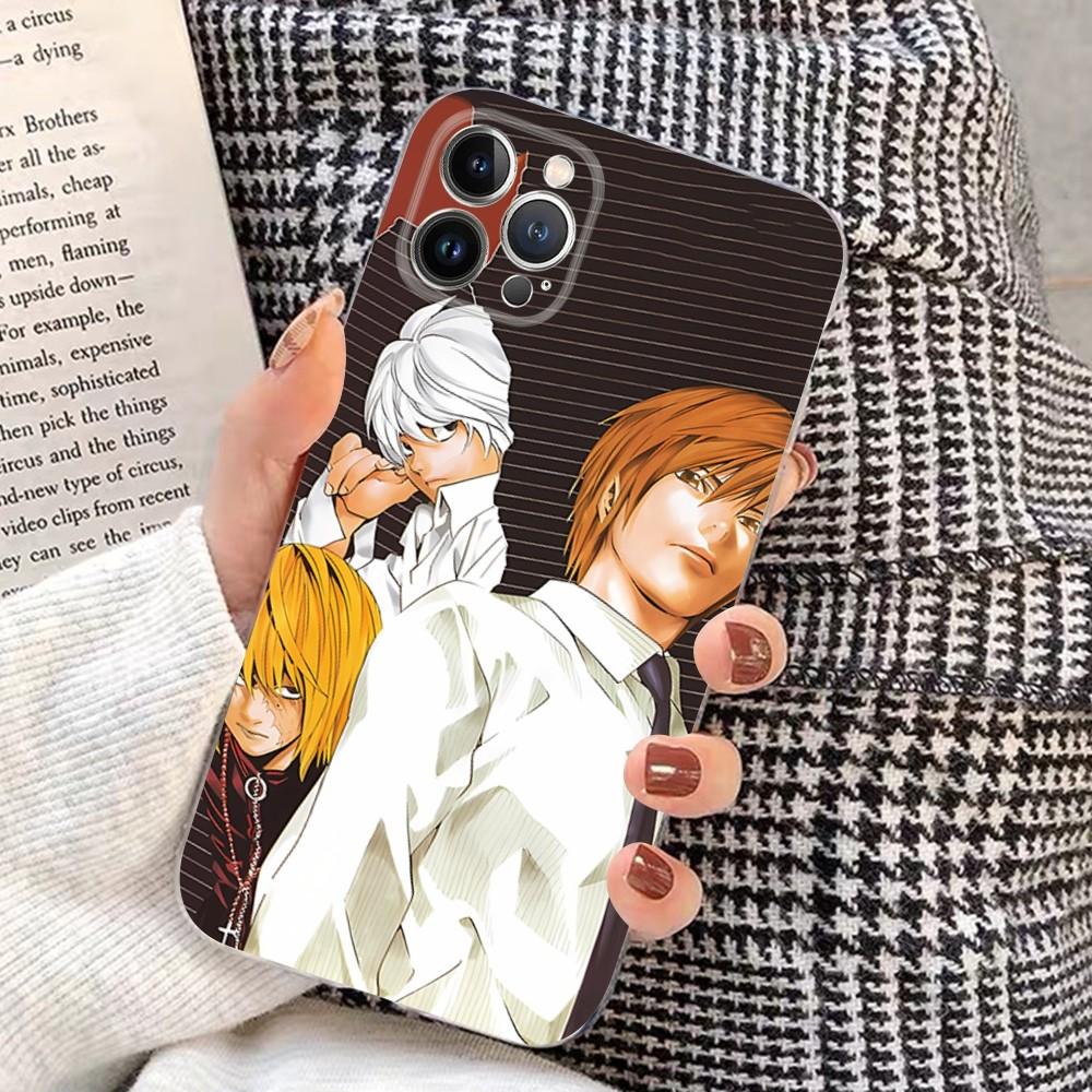 Anime Death Note Phone Case For IPhone 15 14 11 12 13 Mini Pro XS Max Cover 6 7 8 Plus X XR SE 2020 Funda Shell