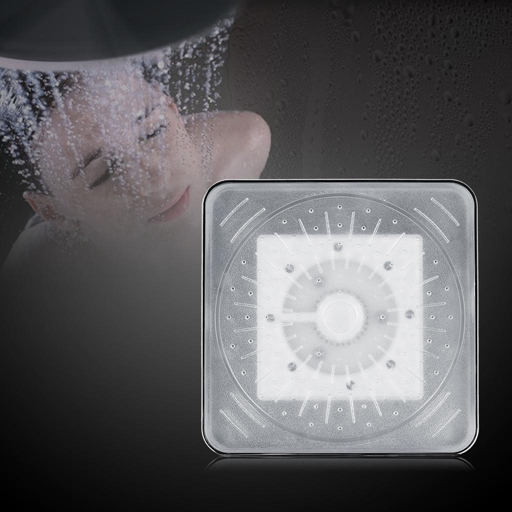 7 Colors LED Light Shower Head, ABS Material Water Powered No Battery Needed, Easy to Install with Color Changing Effect, for Home Bathroom Shower