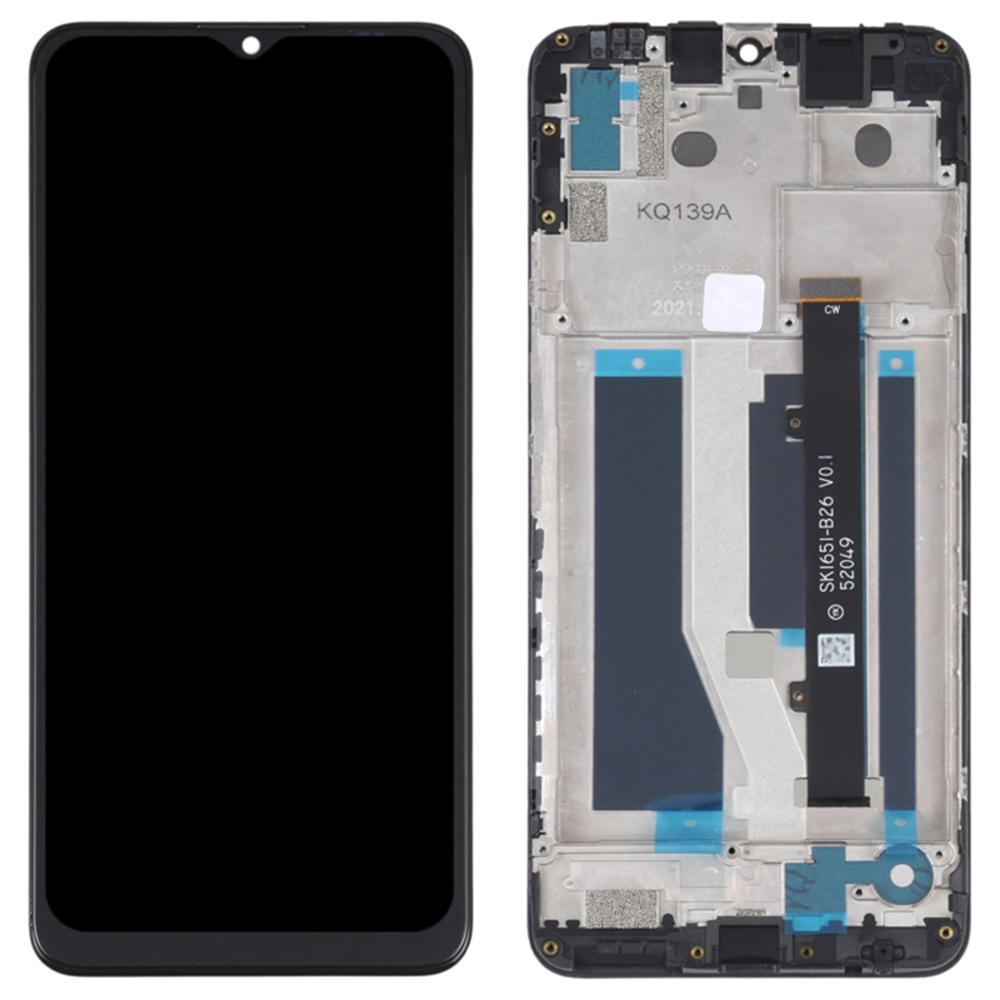 For ZTE Blade A71 Grade C LCD Screen and Digitizer Assembly+Frame Part (Without Logo)