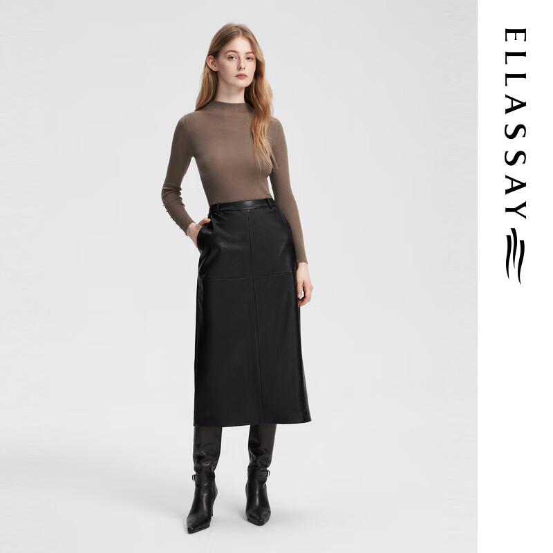 ELLASSAY Women's 100% Merino Wool Slim-Fit Pullover Sweater