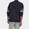 Adidas Originals Trefoil Retro Football Crewneck Sweatshirt Men Tops Navy ED7180
