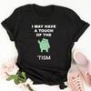 I May Have A Touch of The Tism Funny Autism Premium Cotton TShirt Funny Autism Awareness Frog Shirt Comfortable Short Sleeve