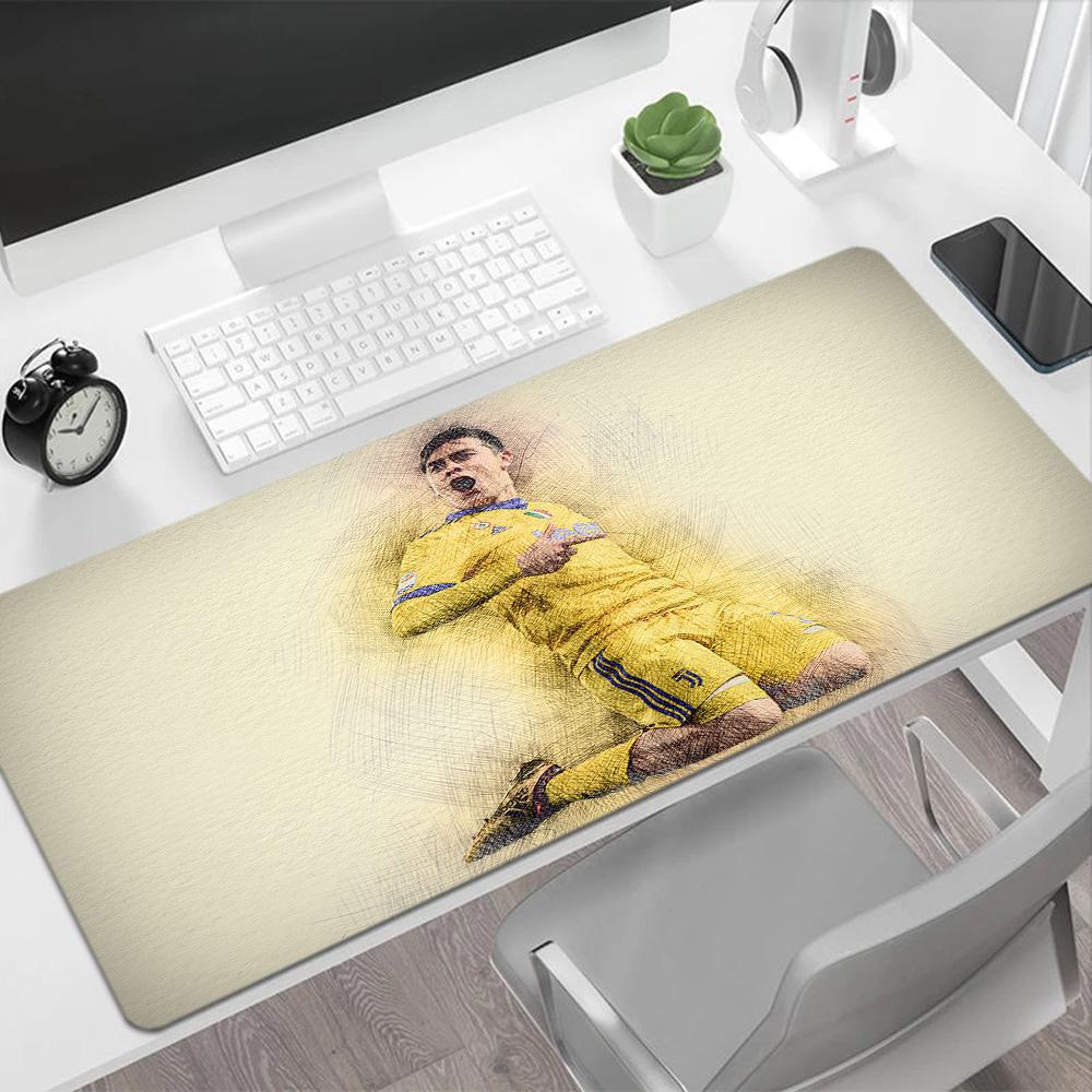 Dynamic Soccer Celebration Gaming Mouse Pad Gaming Laptop Mouse Pad Computer Desk Mat Non-Slip Rubber Base Office Desk Accessory