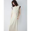 ELLE Faux Two-Piece Patchwork A-line Dress