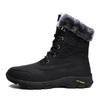 Fashion Men's High-end Snow Boots  Winter Fashion Plush Insulation Anti Slip Waterproof Wear-resistant Cotton Shoes Outdoor Vacation 202