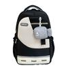 Unisex Trendy Color Block Large Capacity Scratch-Resistant Versatile Student Backpack