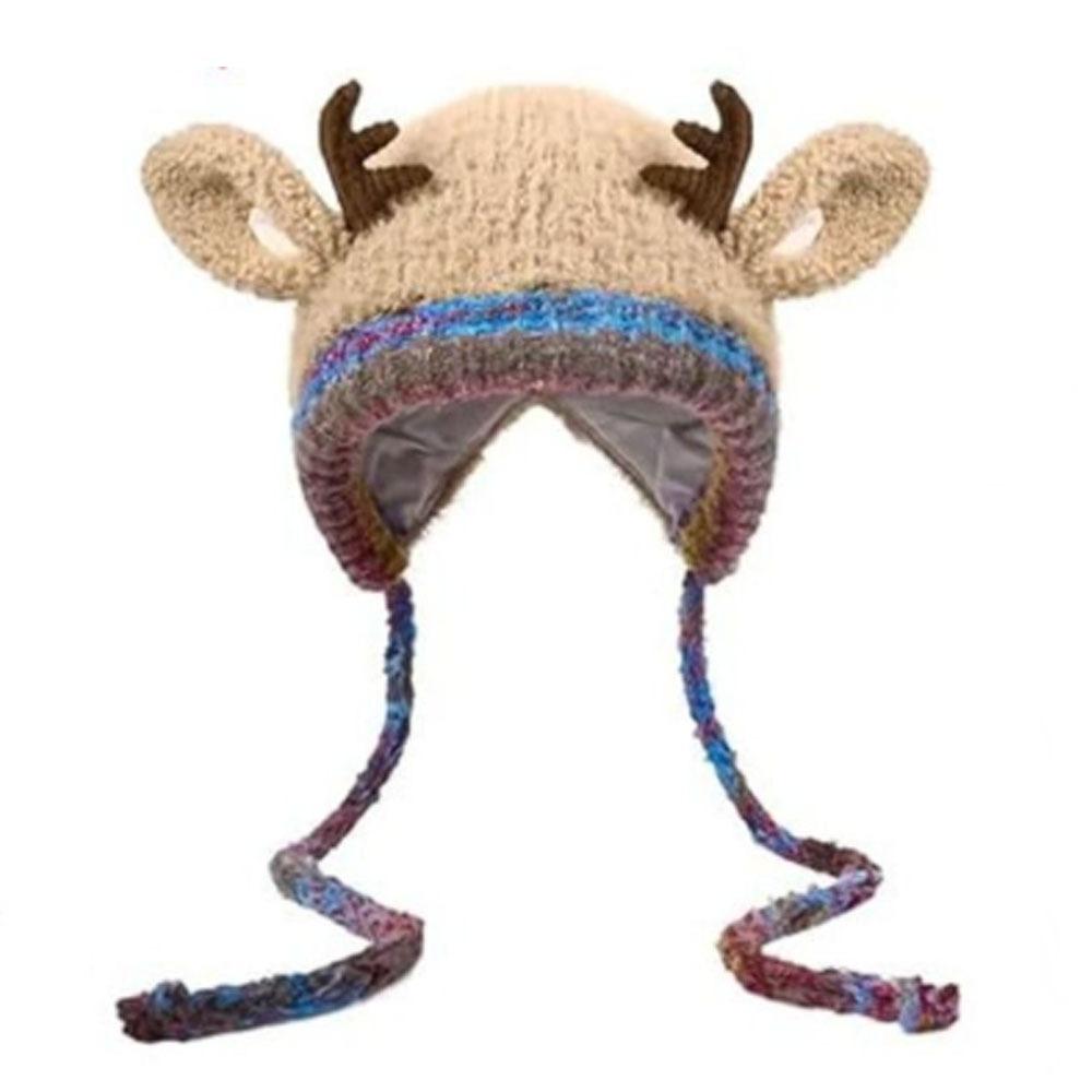 

Ear Protection Deer Storage Hat Windproof Festival Christmas Antler Hat New Cycling Cap Outdoor хакі