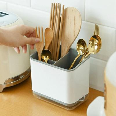 Kitchen Drying Organizer Utensils Holder Chopsticks Tube Cutlery Drainer Basket Tableware Bucket