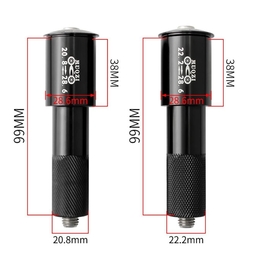 Black Bike Fork Extention Adapter Aluminum Alloy Bicycle Parts  Bicycle Accessories