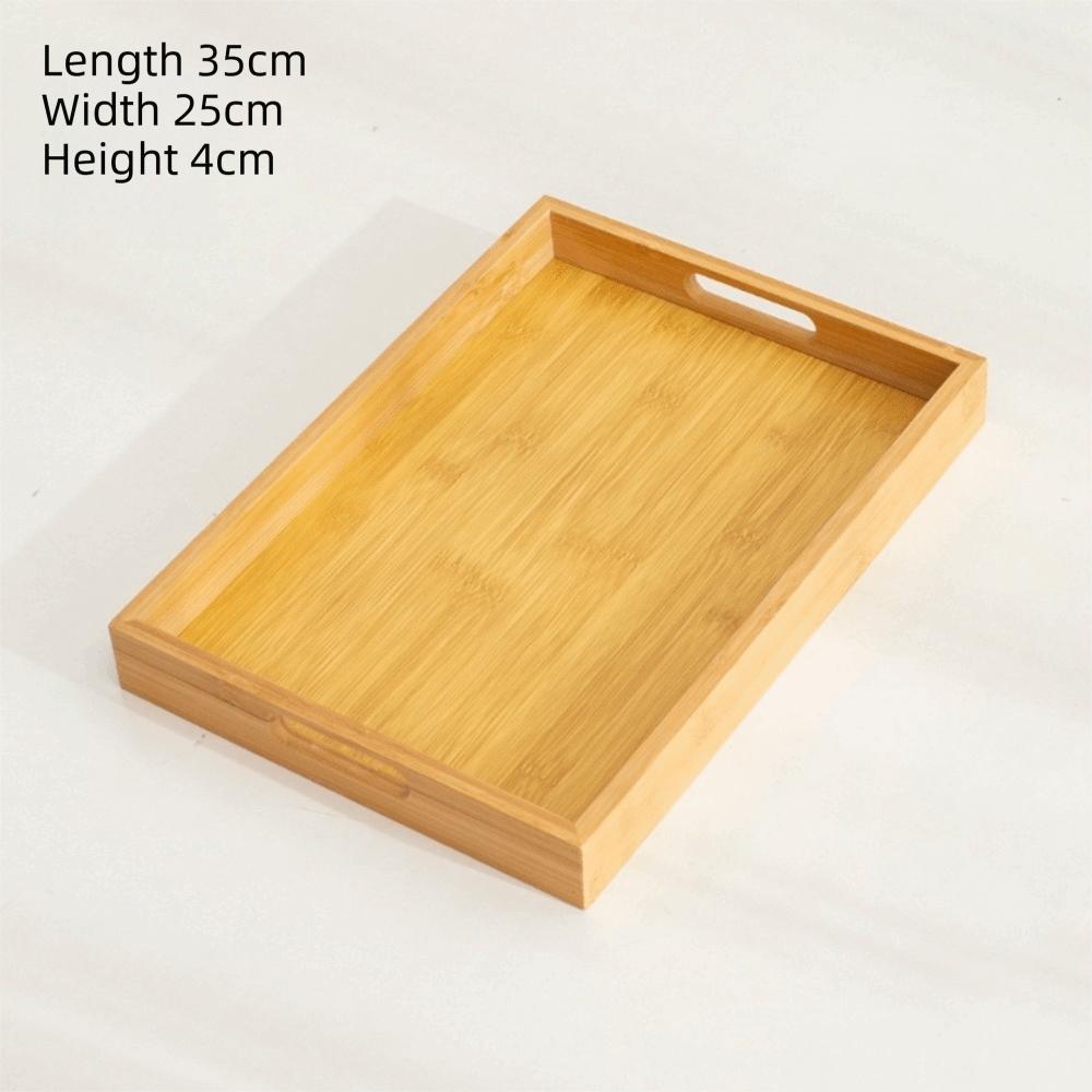 With Handle Food Storage Trays Rectangular Serving Tray Decorate Tray Dessert Pallet  Coffee Table