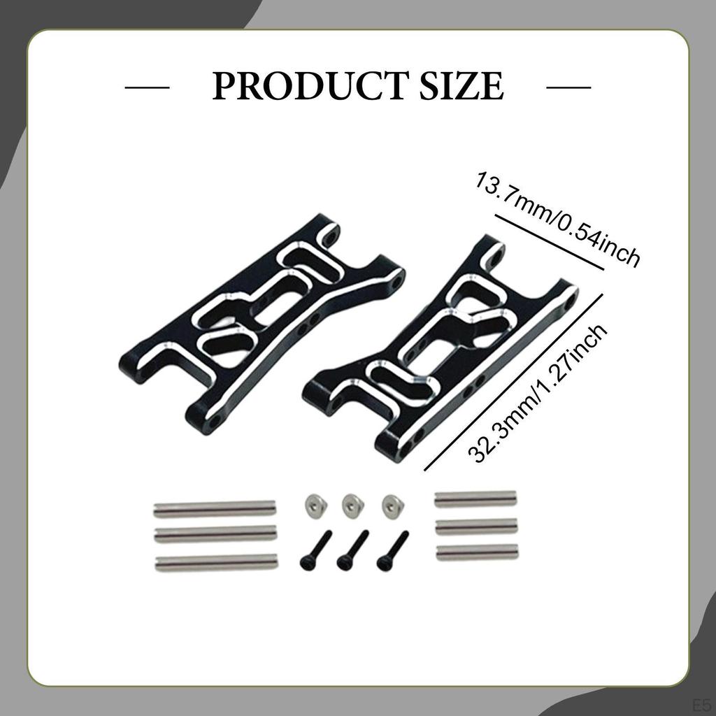2 Front Lower Metal Arms for RC Car, DIY Accessories 244016 1/24 Scale Miniature Trucks